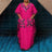 Plus Size 5XL VONDA 2024 Bohemian Printed Long Dress Summer Women V-Neck Short Sleeve Maxi Sundress Casual Pockets Loose Robe - Lootquake