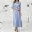 2023 Pre Autumn New Pure Color Dresses For Women Cotton Long Sleeve Plain Oversized Maxi Long Dress Casual Summer Loose Dress - Lootquake