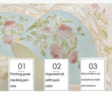 53cm Self adhesive warm European style simple living room bedroom bedside background wall paper wallpaper With pattern Decortion