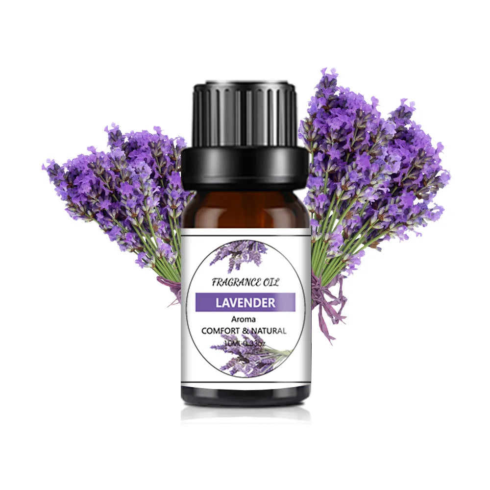 10ML Fragrance Oil Plant Making DIY 33 Flavor Aromatherapy Plaster Candle Soap Fragrance Oil for SPA Diffuser Sleep Humidifier