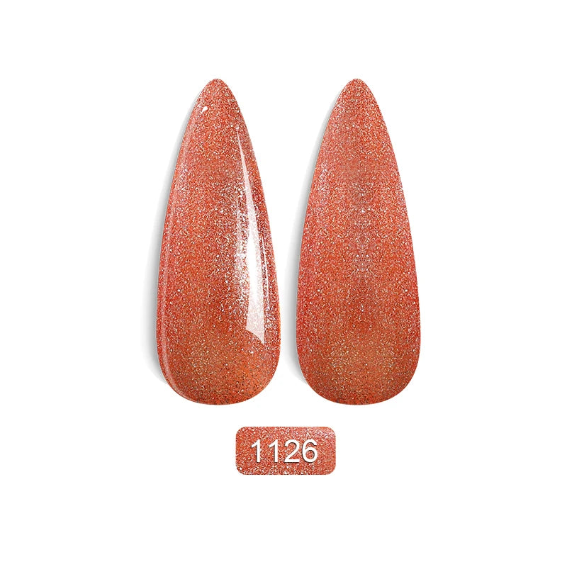 Rainbow Ghini Ultra Shiny Glitter Gel Nail Polish Semi-permanent Gellack UV Varnish Gold Silver Metal Gel Nail Art Wholesale Top
