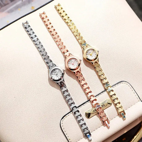 Elegant Women Watches Rose Gold Luxury Steel Strap Bracelet Ladies Wristwatches Female Watch Gifts Relogio Feminino Reloj Mujer - Lootquake