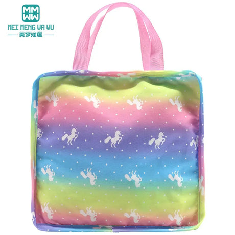For 15-18 Inch American Doll Toys Newborn Doll Fashion Backpack, Safety Seat, Blanket, Sleeping Bag, Gift for Girls - Lootquake