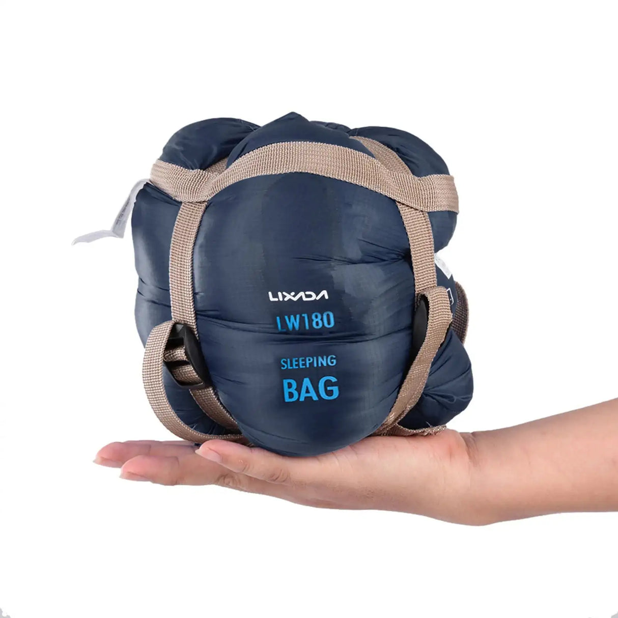 Saco de dormir portátil para exteriores Lixada de 190 x 75 cm, para acampar, viajar, senderismo, multifunción, ultraligero, 680 g, para mochileros.