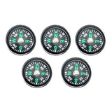 5PCS Portable Mini Compass for Camping Hiking Navigation Tools Outdoor Sports Mountaineering Survival Handheld Tactical Compass - Lootquake