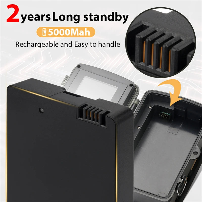 Cámara de caza al aire libre con batería de litio de 5000 mAh, 16 MP, 1080P, IP65, para fotos, 0,3 s, 940 nm, camuflaje salvaje