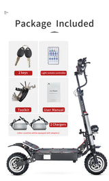 Halo Knight T107Pro Powerful Electric Scooter Adult Professional 95KM/H Fast E Scooter 6000W Off Road Dual Motor EScooter Cheap