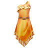 2025halloween Costume de Cosplay Pocahontased pour filles, robe princesse Matoaka, vêtements indiens de plage d'été, perruque