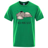 Need More Sleep Cartoons Bear Men Tshirt Street T-Shirts Hip Hop Unisex Tops Fashion Cotton Clothes Casual Breathable T Shirt - Lootquake