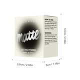 4 Colors Matte Loose Powder Face Whitening Skin Finish Transparent Pink Nude Mineral Makeup Cosmetic Foundation Setting Powder