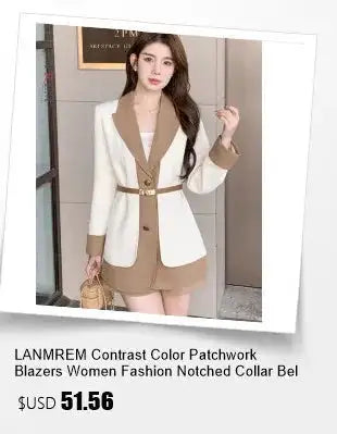 LANMREM 2 Pieces Sets For Women Suspender Long Dress With Sleeves Coat Female Casual Clothing 2024 Summer New 2DA6550 - Lootquake