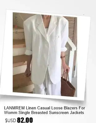 LANMREM 2 Pieces Sets For Women Suspender Long Dress With Sleeves Coat Female Casual Clothing 2024 Summer New 2DA6550 - Lootquake