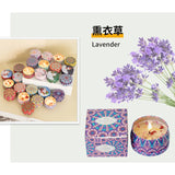 Bougie parfumée aux fleurs séchées, souvenir de mariage, parfum de fleur éternelle, bougie parfumée à l'huile essentielle de plante longue durée