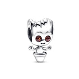 MINISO Charms de plata de ley 925 para pulseras originales de Harry Potter de 3 mm, colgantes para mujer, joyería DIY, regalos