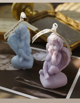 Vela perfumada con forma de ángel para decoración de habitación, estilo nórdico, que alivia la fatiga y crea un ambiente festivo para bodas y cumpleaños.