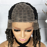 14" Knotless Butterfly Locs Lace Front Wig | Synthetic Dreadlock Braids | Black Women