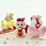 Labubu 17cm Clothes II Idol Dolls Sitting Party The Monster Outfit Accessories Clothing DIY Gift Happiness Angel Bowknot FM28B