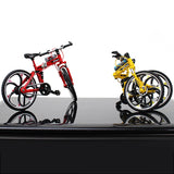 Creative Alloy Bicycle Model Ornament Mini Metal Bike Toy Collectible