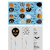 Halloween Party Scene Atmosphere Decoration Wall Window Stickers Cartoon Pumpkin Witch Halloween Home Haunted House Decoration