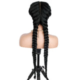 2 Braid Braided Wig | Senegalese Twists | Lace Front | Long Braids | Synthetic Hair | Black Women