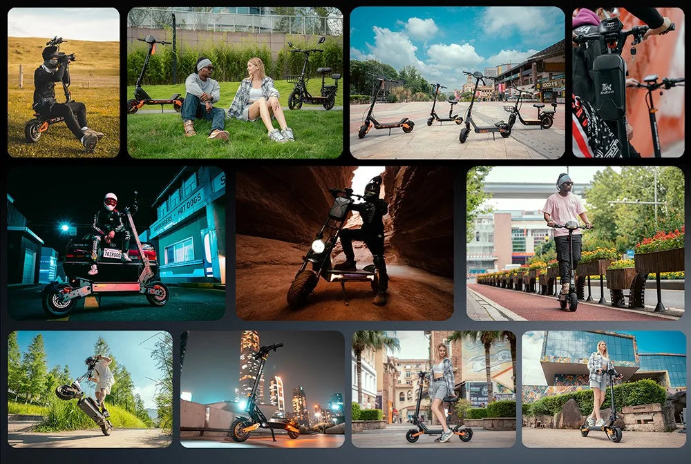 KuKirin G2 Folding Electric Scooter 800W Brushless Motor 10 Inch Vacuum Off-Road Tire EScooter 48V 15AH Battery Max Speed 45km/h