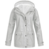 Women's Ski Jacket Warm Winter Snow Coat Waterproof Windbreaker Hooded Raincoat Snowboarding Jackets - Lootquake