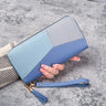 Fashion Zipper Wallets Womens Long Purses Handbags Coin Purse Cards Holder PU Leather Billfold Wallet - Lootquake