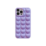 Purple Hearts Phone Case