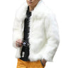 Imitation Fur Men Jacket Lapel Long Sleeve Thermal Retro Coat Windproof Fox Fur Lapel Men's Casual Slim Coat Jaqueta Motoqueiro - Lootquake