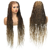 36" Butterfly Box Braids Wig | 360 Lace Frontal | Ombre & Color Options | Baby Hair | Clearance