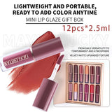 Essential Oil Moisturizing Lipstick Set 12 Colors Matte Lip Gloss Long-Lasting Fashion Makeup Gift Set Lipstick For Women