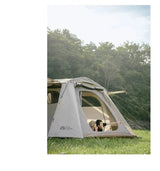 MOBI GARDEN Camping LS4 Tunnel Tent Living Shell Tent Large Blow Tent Invite Space Two Bedrooms