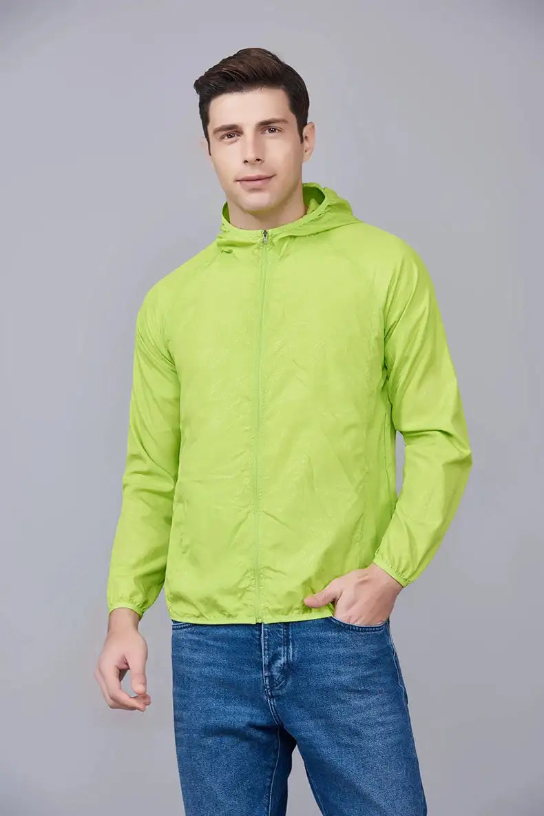 LNGXO Unisex Hiking Jacket Men Women Waterproof Quick Dry Camping Windbreaker Trekking Fishing Rain Coat Outdoor Anti UV Clothes - Lootquake