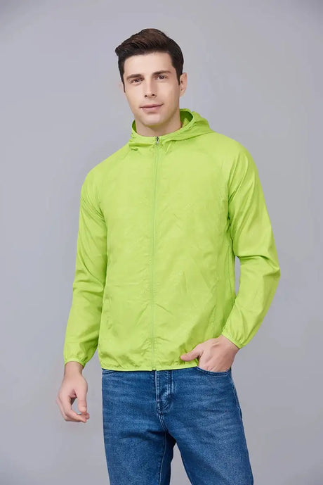 LNGXO Unisex Hiking Jacket Men Women Waterproof Quick Dry Camping Windbreaker Trekking Fishing Rain Coat Outdoor Anti UV Clothes - Lootquake