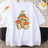 Cottagecore Aesthetic Mushroom Dark Academia Frog Funny T Shirt Men Casual Oversize Cotton Short Sleeve Street Hip Hop T-Shirts - Lootquake