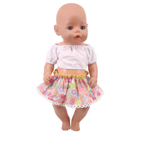 Doll Baby Clothes Kittys Kitten Cat Cartoon Dress Shoes Fit 18 Inch American&43cm Reborn New Born Baby Doll OG Girl`s Toy Doll - Lootquake
