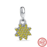 Nuevos anillos de plata 925 con diseño de dos anillos, conectores, dijes, cuentas, compatibles con pulseras originales Pantaro Me, joyería DIY para mujer.