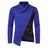 Fashion Irregular Shirts for Men Stitching Color Mens Shirts Business Casual Long Sleeve Shirts Men Clothing - Lootquake