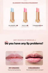 Fruit flavored moisturizing lipstick, neutral and natural, lip care, used to moisturize and prevent dryness, care for lip skin