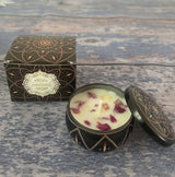 Soybean wax dried flower scented candle? Wedding companion gift birthday gift floral fragrance incense candle