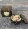 Soybean wax dried flower scented candle? Wedding companion gift birthday gift floral fragrance incense candle