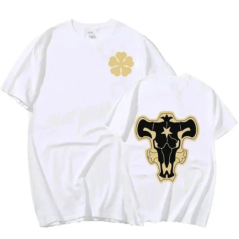 Anime Black Clover Men's and Women's T-Shirt Fashion Printed Cotton Shirt Oversized Short Sleeve T-Shirt Street Hip Hop Clothing - Lootquake