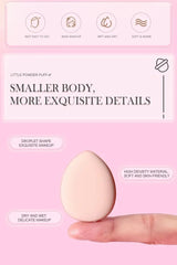 5/10 unidades de mini esponjas para base de maquillaje con cojín de aire, corrector facial, crema BB, aplicador cosmético, herramientas de maquillaje.