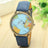 Cool Mini World Fashion Quartz Watch Men Unisex Map Airplane Travel Around The World Women Leather Dress Wrist Watches - Lootquake