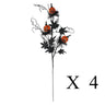 2025 Halloween Decoration Flower Black Terrifying Pumpkin Head Bouquet For Teapoy Dining Table Fireplace Home Party Decor Props