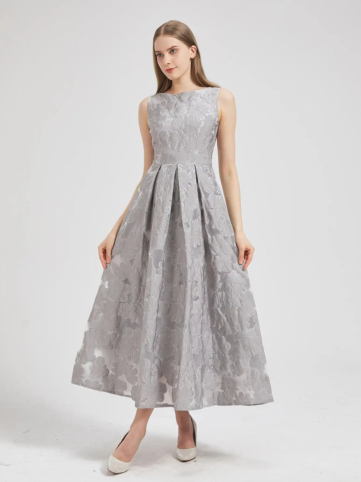 DEVCHATA Women New Fashion Organza Embroidery Elegant Long Dress Summer Sleeveless Dresses Lady Holiday Evening Prom Vestido - Lootquake