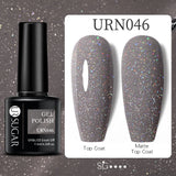 UR SUGAR 7.5ml Glitter UV Gel Nail Polish Glitter Sequins Soak Off UV Gel Varnish Colorful Nail Gel Polish DIY Nail Art Polish