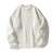 TFETTERS Brand Sweaters Trend 2025 Mans Autumn Winter Solid Color Splicing Loose O Neck Oversize Pullover New Man Motion Clothes - Lootquake