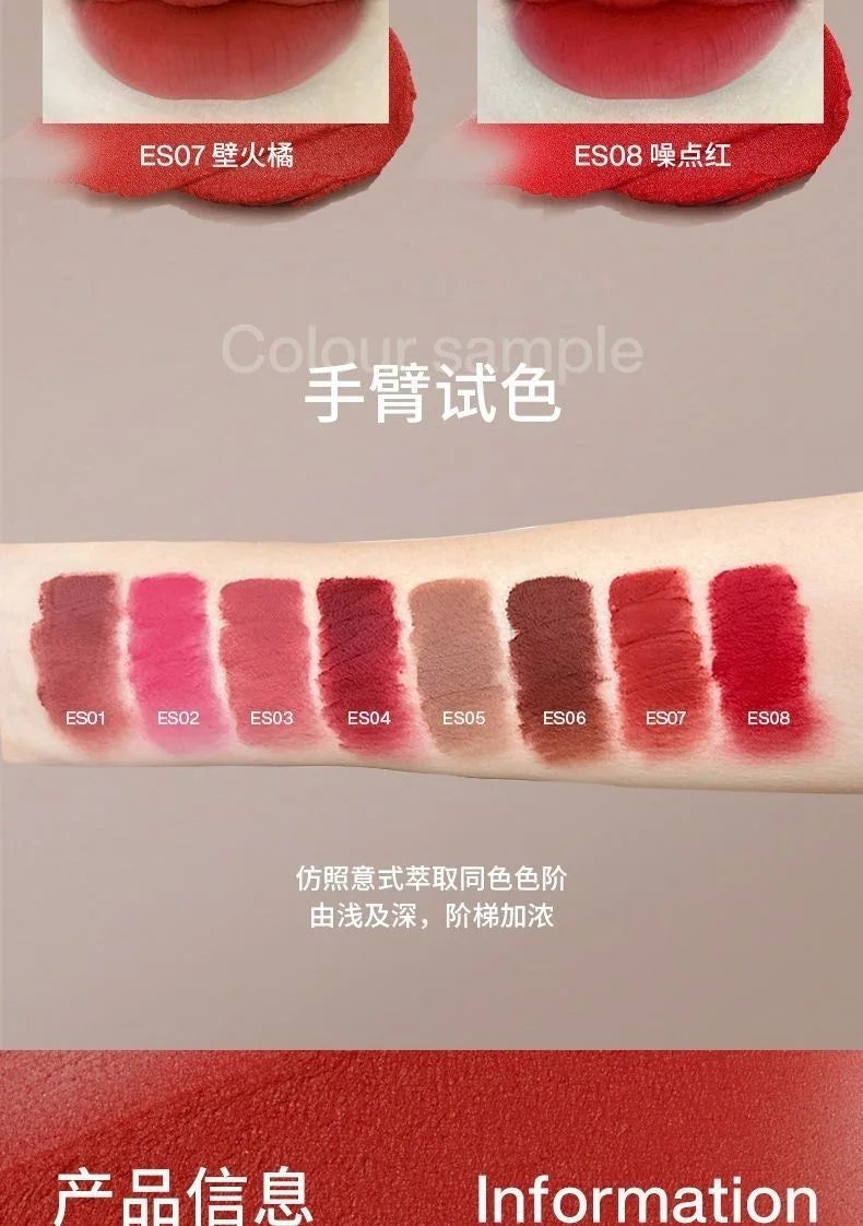 Rouge à lèvres mat INTOYOU, argile à lèvres longue tenue, brillant à lèvres velours waterproof, non fondant, non collant, maquillage expresso pour les lèvres
