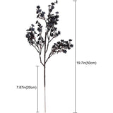 White Artificial Flowers Cherry Blossoms Gypsophila Fake Plants DIY Wedding Bouquet Vases for Home Decor Faux Christmas Branch